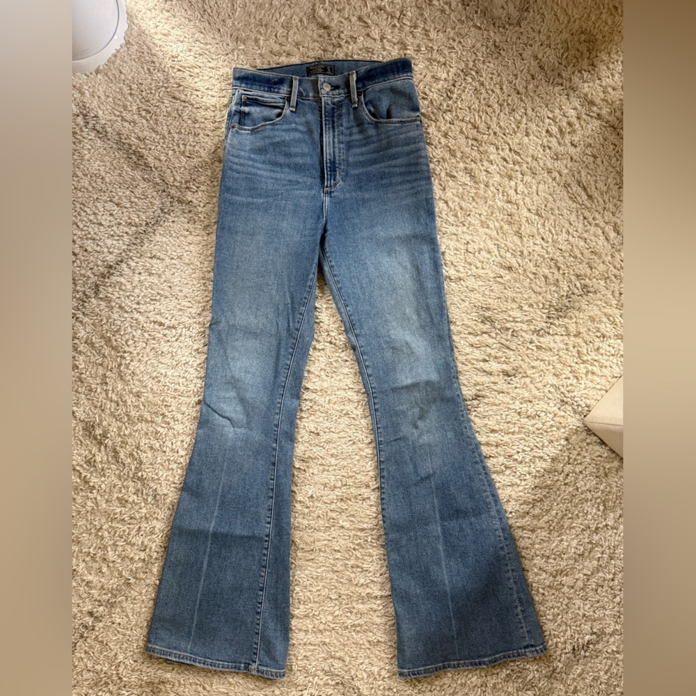 Abercrombie & Fitch Light Blue Flare Jeans